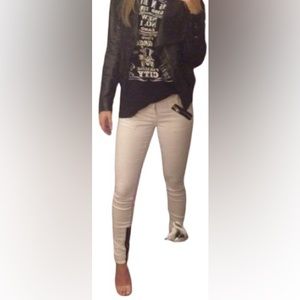 Express Moto skinny jeans